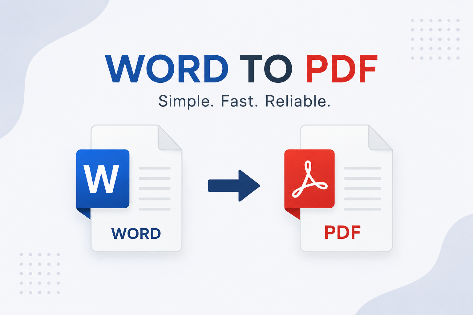 How to convert a Word document to PDF