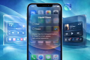 iOS 26.1 option displaying the tinted change setting.